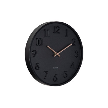 Nástenné hodiny Calma Karlsson KA6041BK, 30cm